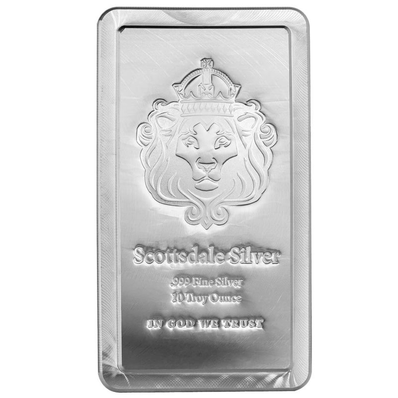 Scottsdale Mint 999 Fine Silver 10 Troy Ounce Stacker 9