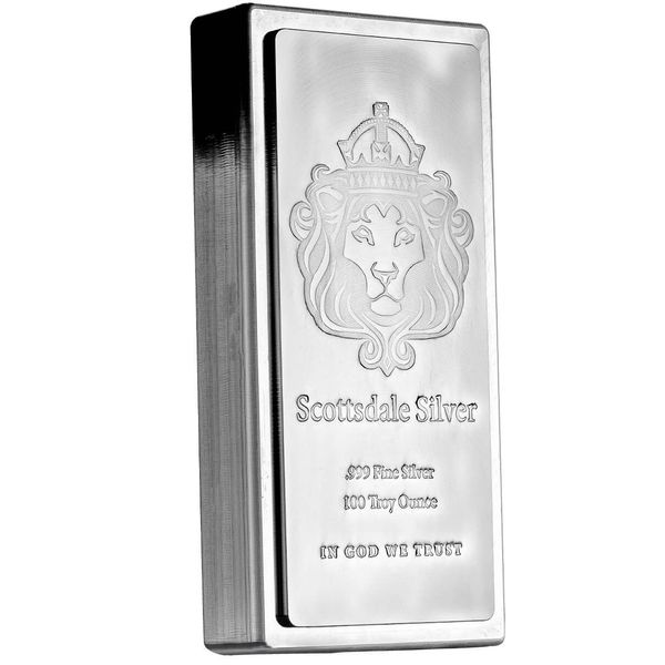 Scottsdale Mint 999 Fine Silver 100 Troy Ounce Stacker 5