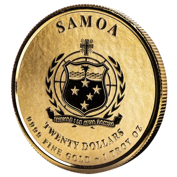 2025 Samoa Commander Series Julius Caesar 1 Troy Oz 9999 Gold Legal Tender Coin