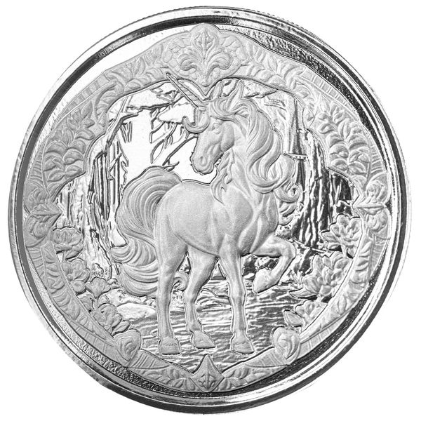 2024 Fiji Unicorn 1 Troy Oz Silver 999 Fine Silver Proof Like Bu Coin Scottsdale Mint 1 1