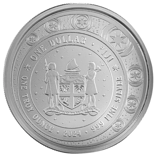 2024 Fiji Unicorn 1 Troy Oz Silver 999 Fine Silver Proof Like Bu Coin Scottsdale Mint 3 1