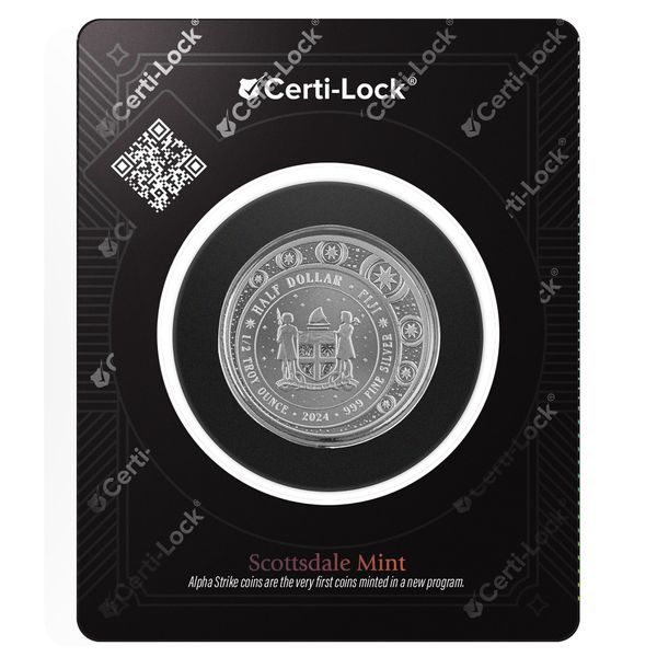 2024 Scottsdale Mint Fiji Unicorn In The Forest Half Troy Ounce 999 Fine Silver Proof Like 06
