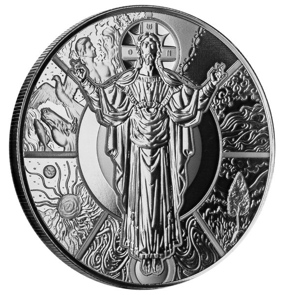 2024 Scottsdale Mint Samoa Jesus Collection 5 Troy Ounce 999 Fine Silver Proof Like Coin 04