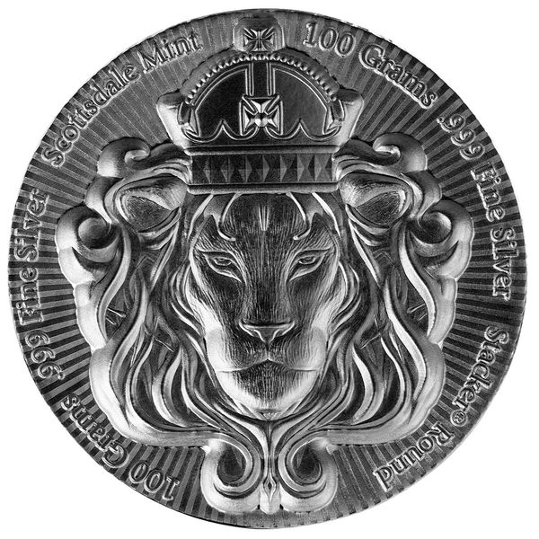 Scottsdale Mint 5 Ounce Stacker Rounds Fine Silver 11