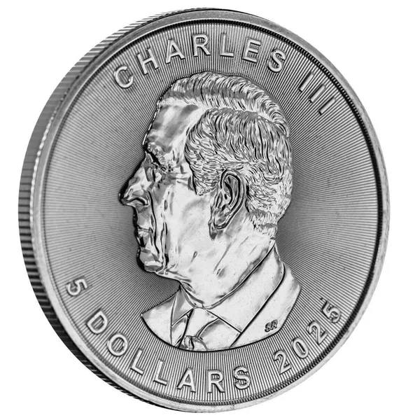 2024 Royal Canadian Mint Maple Leaf 1 Troy Ounce 9999 Fine Silver Coin 5 Dollars 03