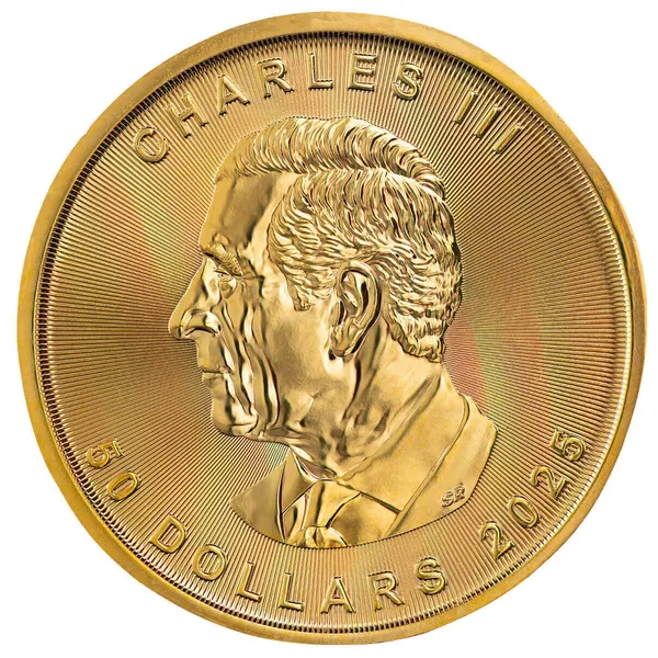 2025 Canadian Royal Mint Maple Leaf 1 Troy Ounce 9999 Fine Gold Legal Tender 1 Dollar Coin 01