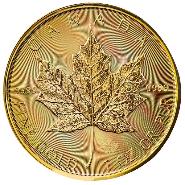 2025 Canadian Royal Mint Maple Leaf 1 Troy Ounce 9999 Fine Gold Legal Tender 1 Dollar Coin 05