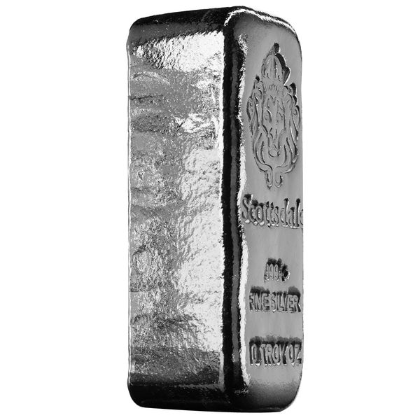 2025 Scottsdale Mint 10 Troy Ounces 999 Fine Silver Bar 4