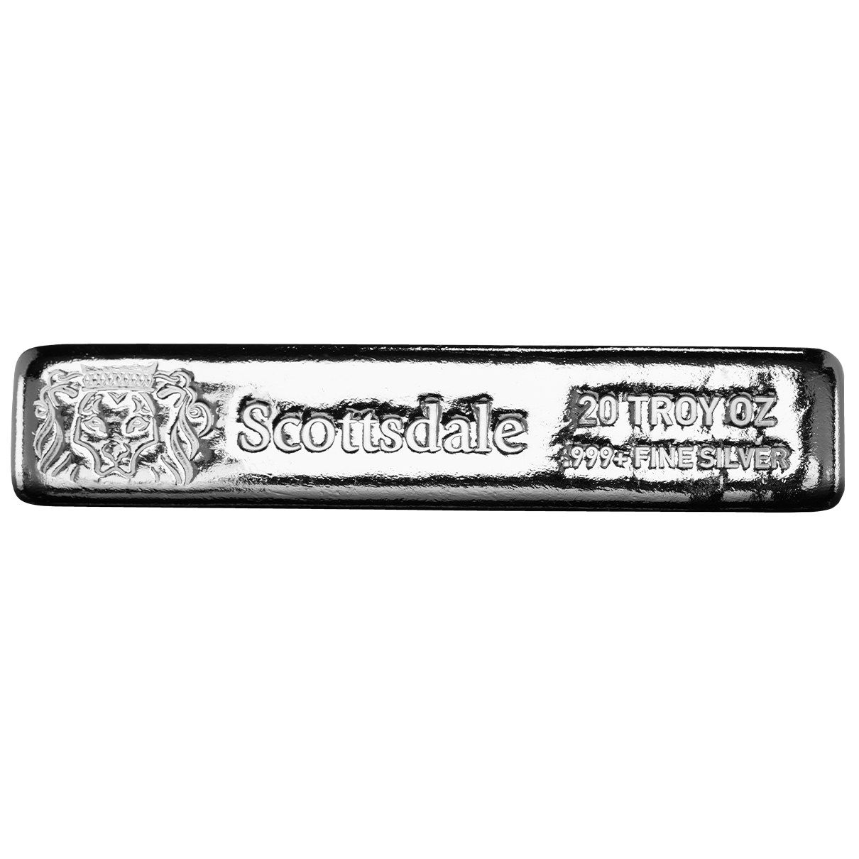 2025 Scottsdale Mint 20 Troy Ounces 999 Fine Silver Bar 1