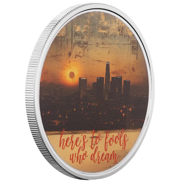 2025 Scottsdale Mint Heres To Fools Who Dream 1 Troy Ounce 999 Fine Silver Round 4