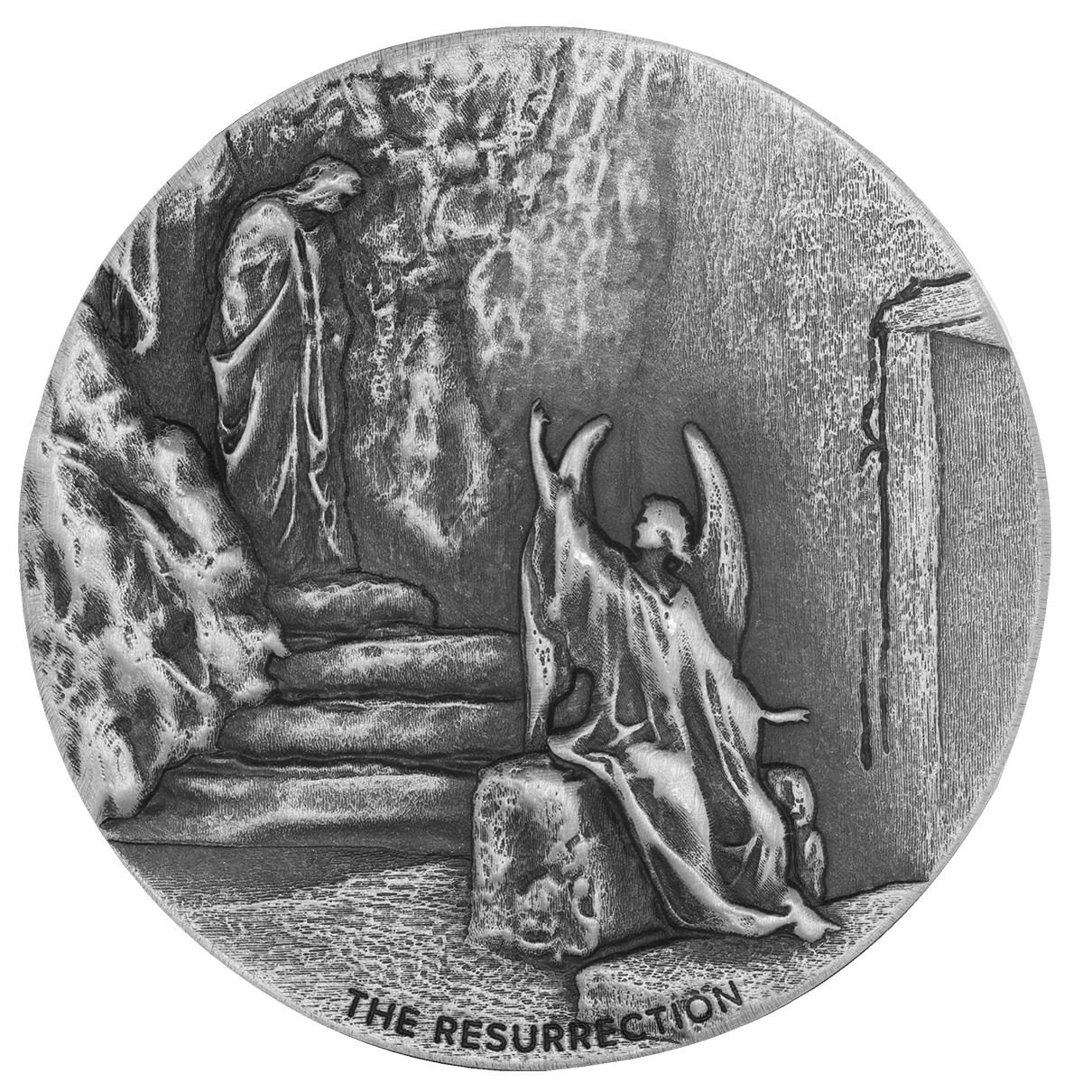 2025 Scottsdale Mint The Resurrection 2 Troy Ounce 999 Fine Silver Coin 01