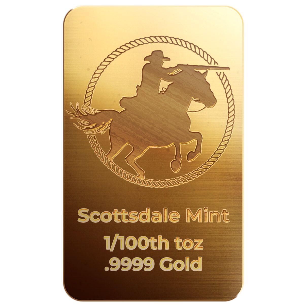 Rifleman Scottsdale Mint 100th Troy Ounce 9999 Fine Gold Bar 07