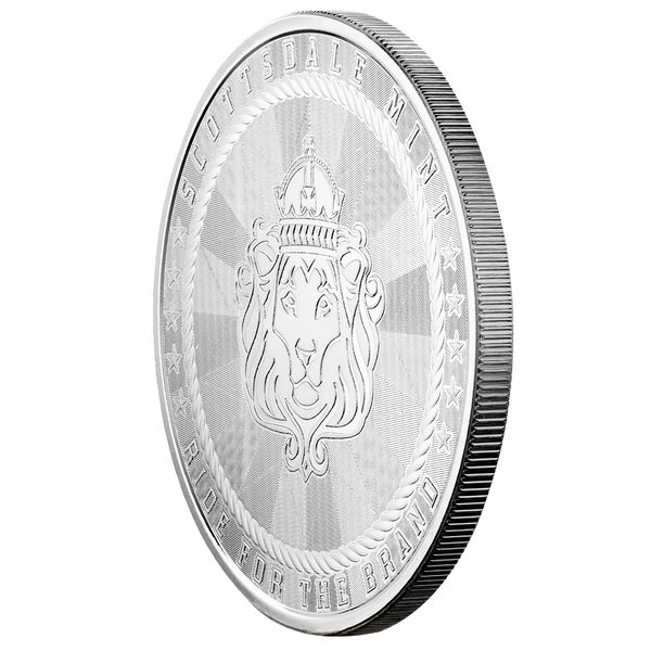 Scottsdale Mint Rifleman With Buffalo Privy 1 Troy Oz 9999 Fine Silver Round 03
