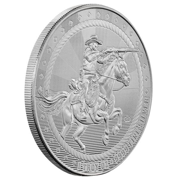 Scottsdale Mint Rifleman With Buffalo Privy 1 Troy Oz 9999 Fine Silver Round 04