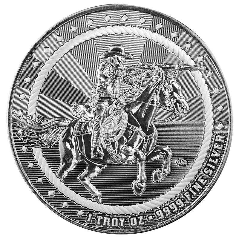 Scottsdale Mint Rifleman With Buffalo Privy 1 Troy Oz 9999 Fine Silver Round 06