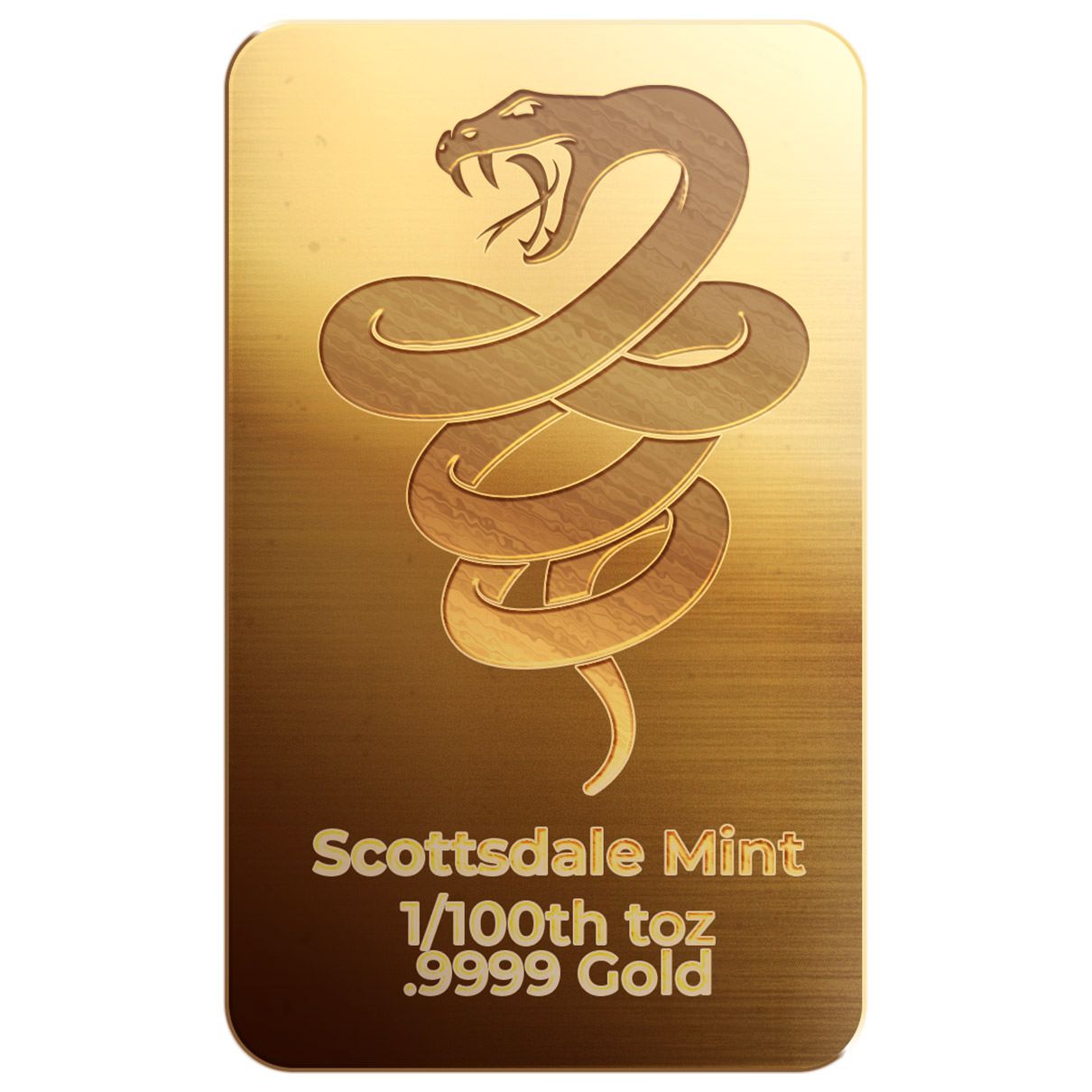 Year Of The Snake Scottsdale Mint 100th Troy Ounce 9999 Fine Gold Bar 05