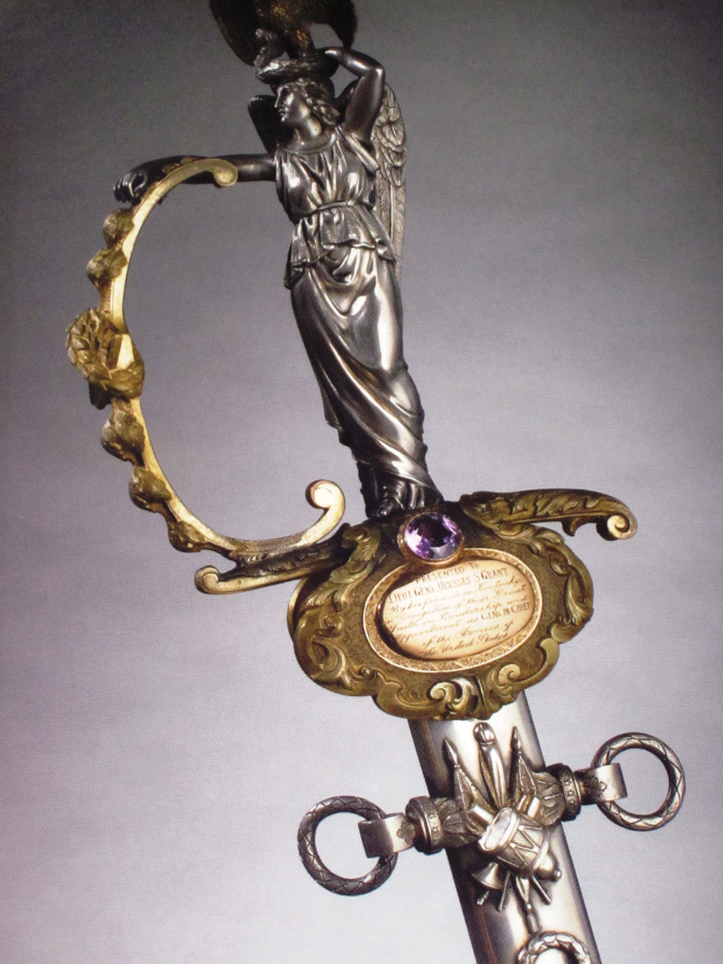 General Grant Civil War Gold Silver Presentation Sword 1864 01