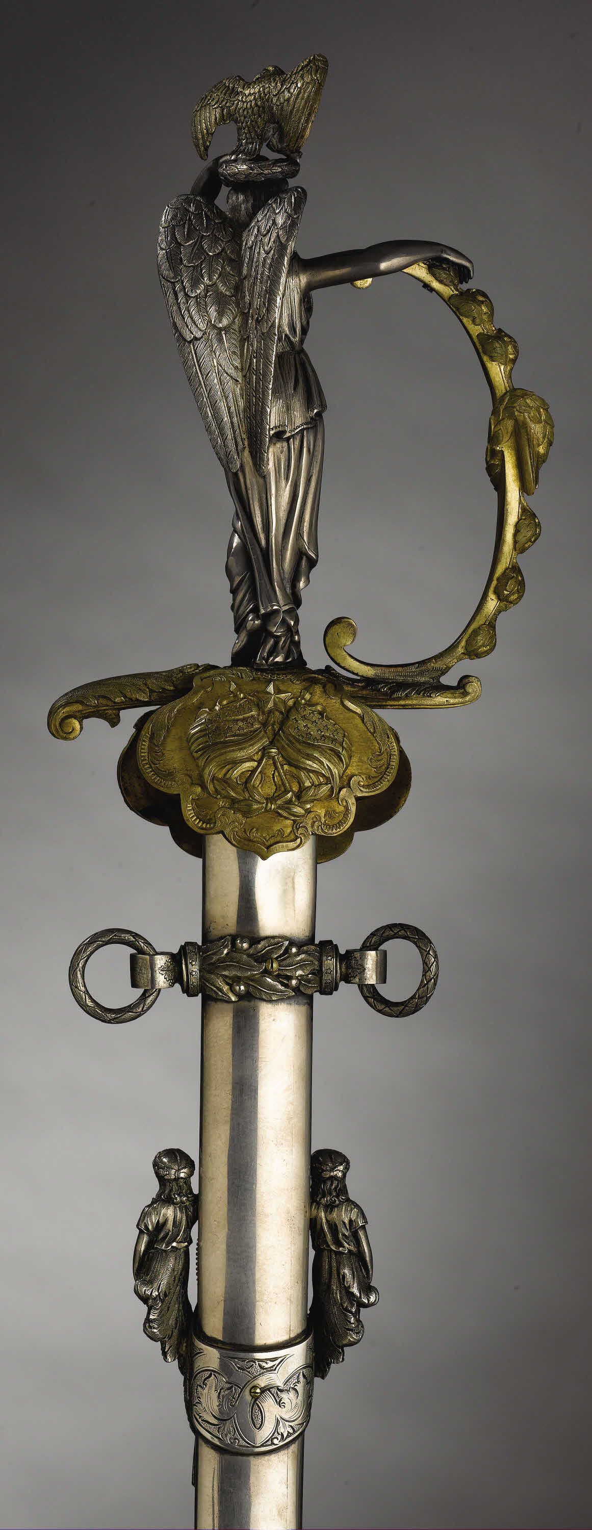 General Grant Civil War Gold Silver Presentation Sword 1864 02