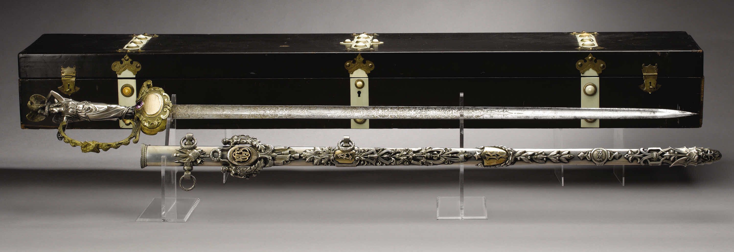General Grant Civil War Gold Silver Presentation Sword 1864 08