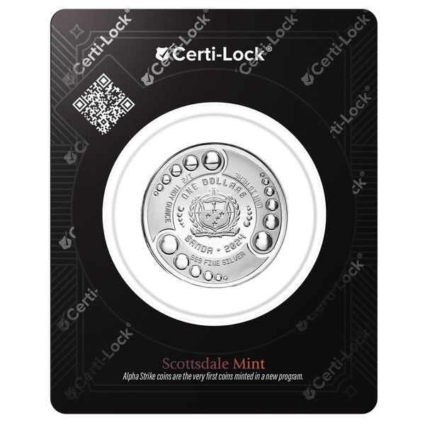 2024 Scottsdale Mint Samoa Alien Battle Is Here One Half Troy Ounce 999 Fine Silver Proof Color Coin 09