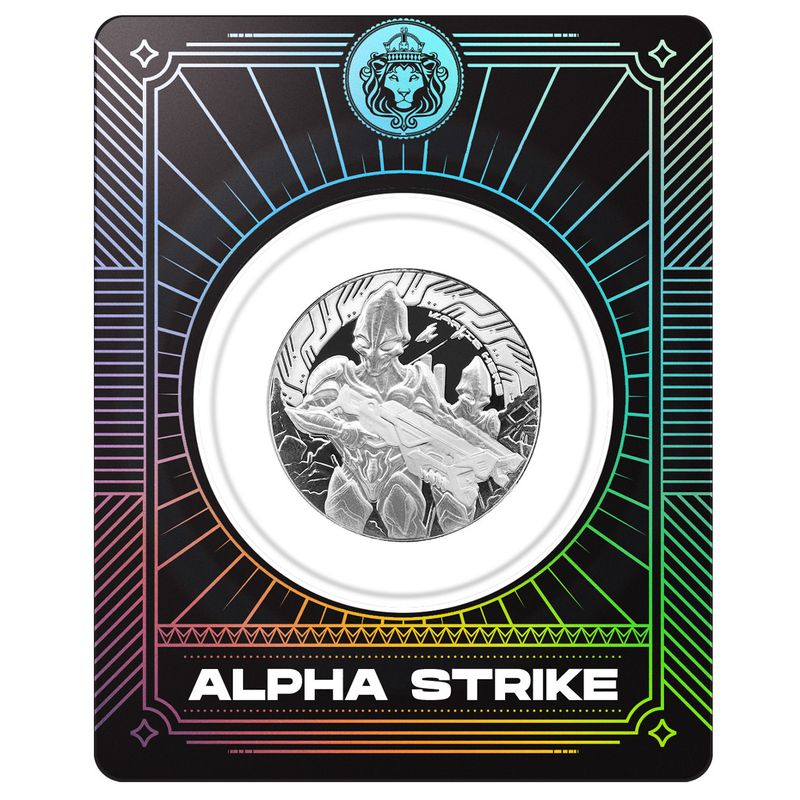 2024 Scottsdale Mint Samoa Alien Battle Is Here One Half Troy Ounce 999 Fine Silver Proof Color Coin 10