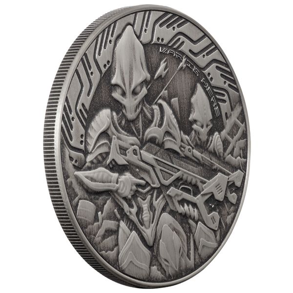 2024 Scottsdale Mint Samoa Alien Battle Is Here One Troy Ounce 999 Fine Silver Antique Coin 02