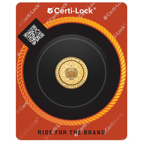 2025 Scottsdale Mint Cowboy Tenth Troy Ounce 9999 Fine Gold Round 01