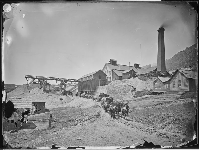 Savage Silver Mining Works. Virginia City Nevada Nara 519493
