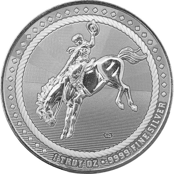 2025 Scottsdale Mint Cowboy 1 Troy Ounce 9999 Fine Silver Round 04