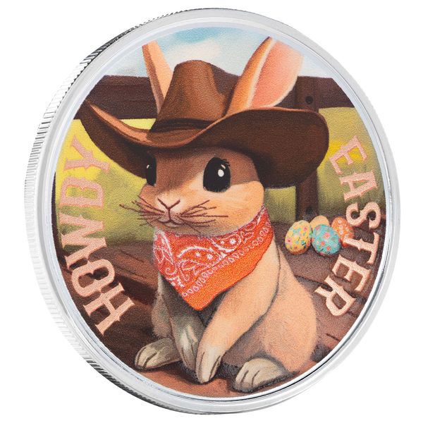 2025 Scottsdale Mint Easter 1 Troy Ounce 999 Fine Color Silver Bars And Rounds 03
