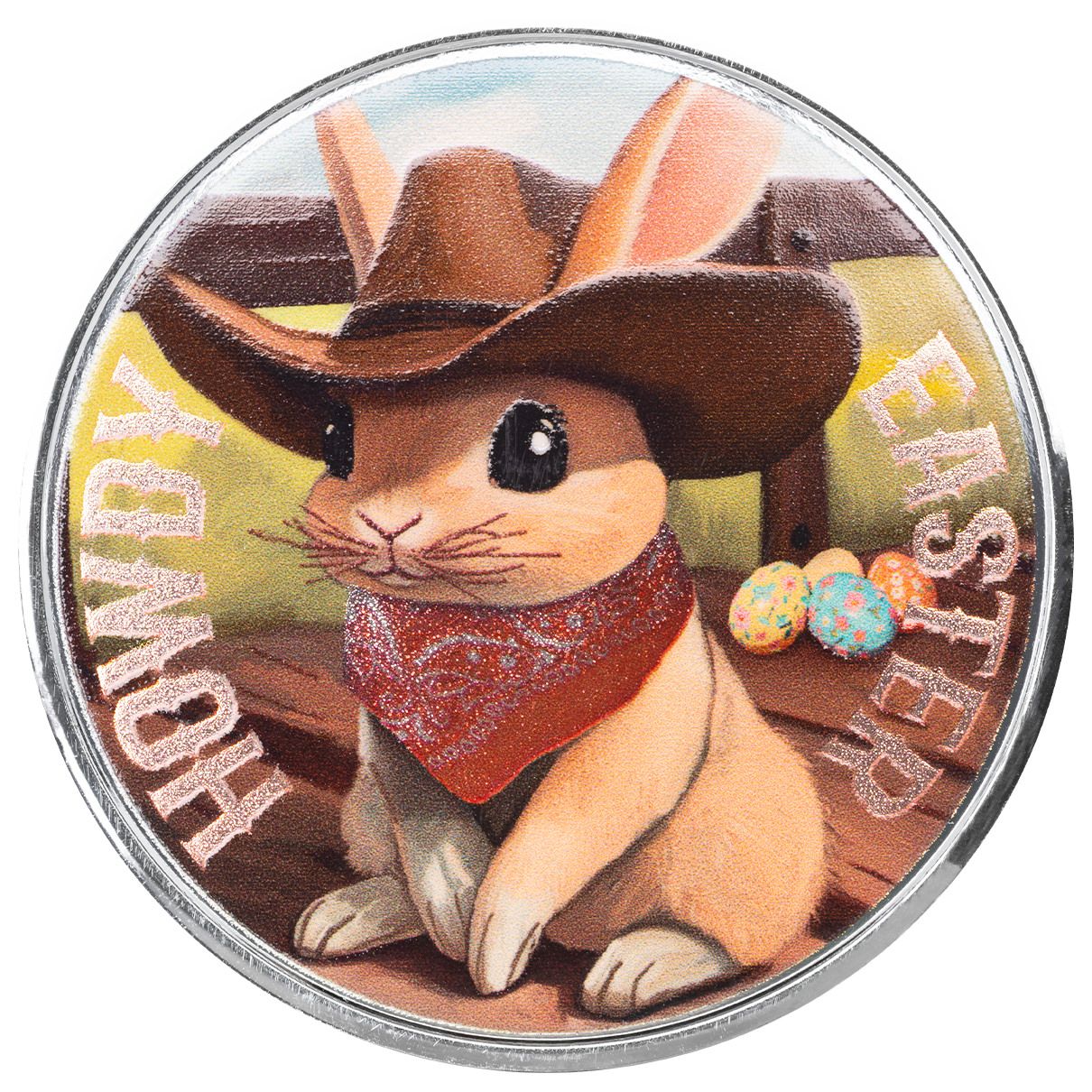 2025 Scottsdale Mint Easter 1 Troy Ounce 999 Fine Color Silver Bars And Rounds 04