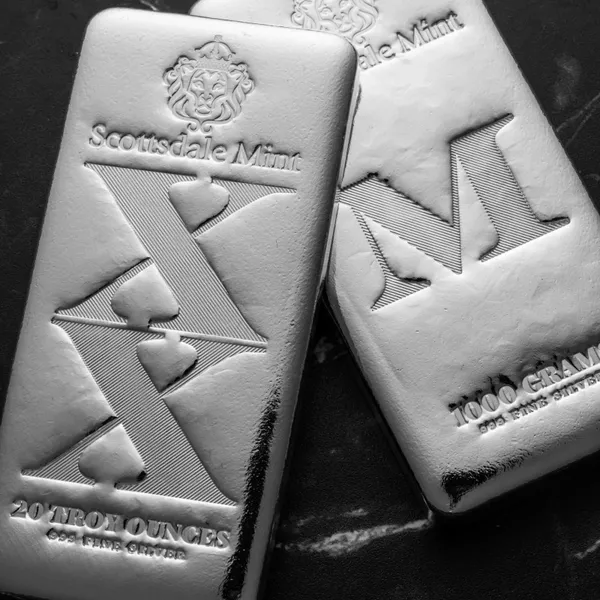 2025 Scottsdale Mint Imperium Troy Ounce 999 Fine Silver Cast Bar 0008 2