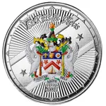 2024 Ec8 Scottsdale Mint St Kitts And Nevis 1 Troy Ounce 999 Fine Gold Proof Color Coin 08