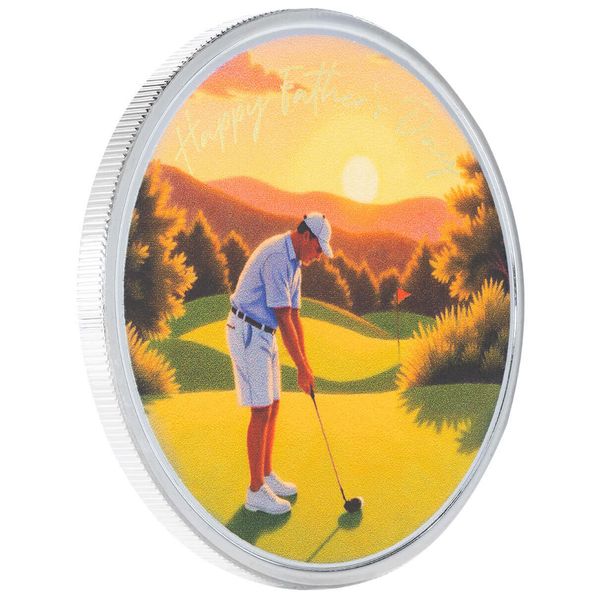 2025 Scottsdale Mint Fathers Day 1 Troy Ounce 999 Fine Color Silver Bars And Rounds 01