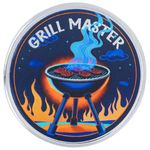 2025 Scottsdale Mint Fathers Day Grill Master 1 Troy Ounce 999 Fine Color Silver Round 02