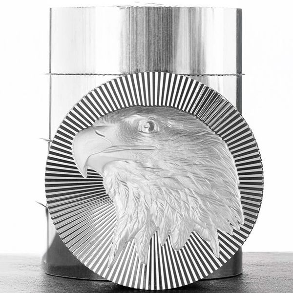 Scottsdale Mint Silver Eagle Stacker 5 Troy Ounce Silver Stacker Round 999 Fine Silver 08 2