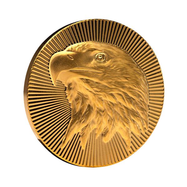 Scottsdale Mint Gold Eagle Stacker 1 Troy Ounce Gold Stacker Round 999 Fine Gold 10
