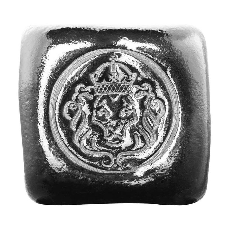 Scottsdale Mint 1 Troy Oz 999 Silver Lion Cast Bar 01 1