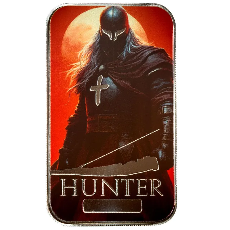 2024 Scottsdale Mint Halloween Monster Collection 1 Troy Ounce 999 Fine Silver Color Bar 07
