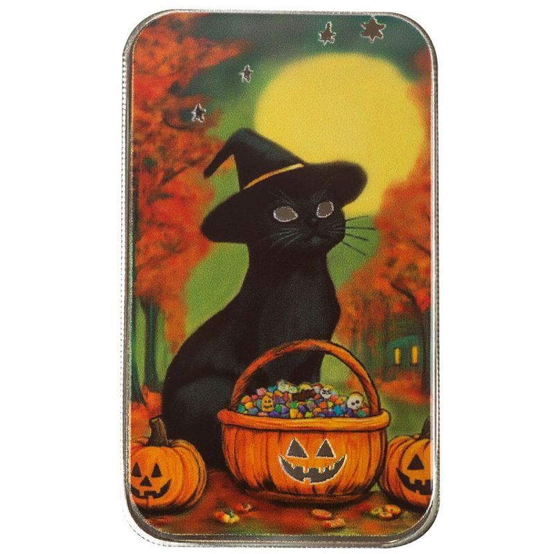 2024 Scottsdale Mint Halloween Spooky And Sweet 1 Troy Ounce 999 Fine Silver Color Bar 07 1