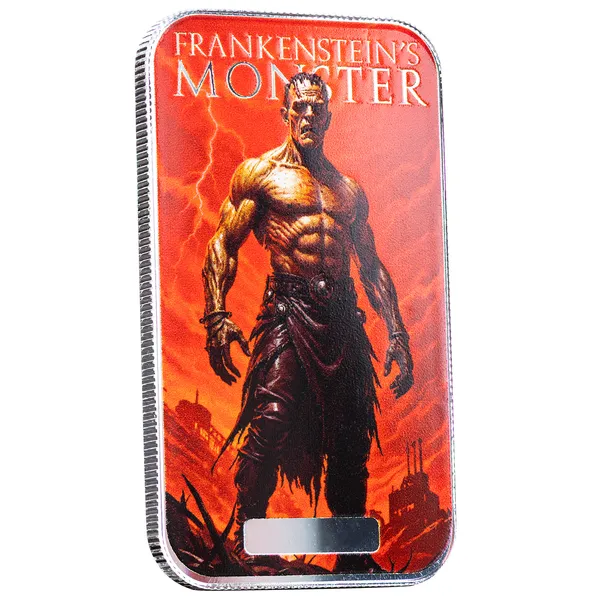 2025 Scottsdale Mint Halloween 1 Troy Ounce 999 Fine Silver Color Bar 01