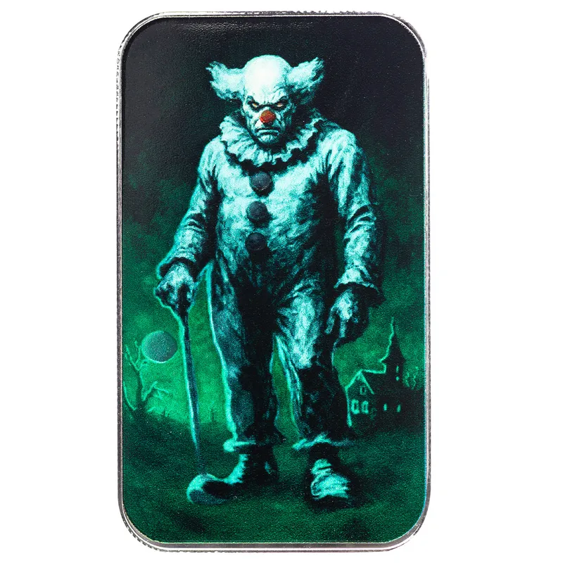 2025 Scottsdale Mint Halloween 1 Troy Ounce 999 Fine Silver Color Bar 20 1