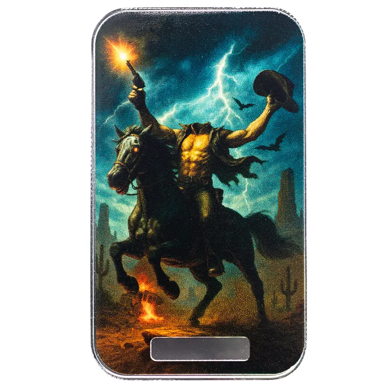 2025 Scottsdale Mint Halloween 1 Troy Ounce 999 Fine Silver Color Bar 22 1
