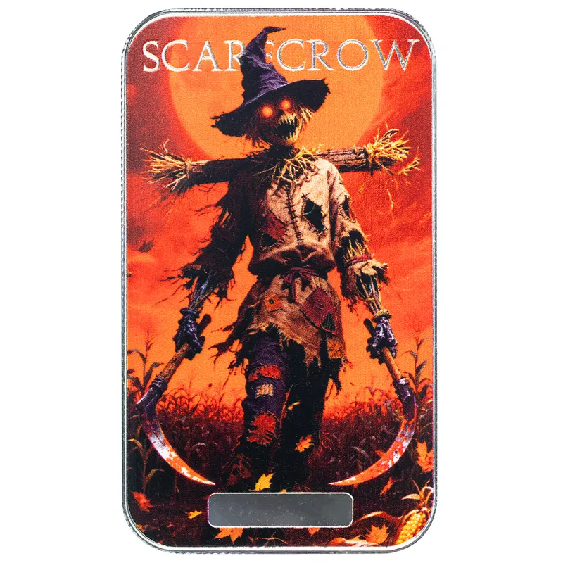2025 Scottsdale Mint Halloween 1 Troy Ounce 999 Fine Silver Color Bar 25 1