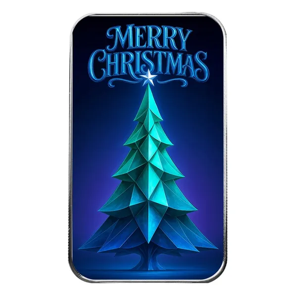 2025 Christmas Color Bullion Bar Merry Christmas Tree 2 Web