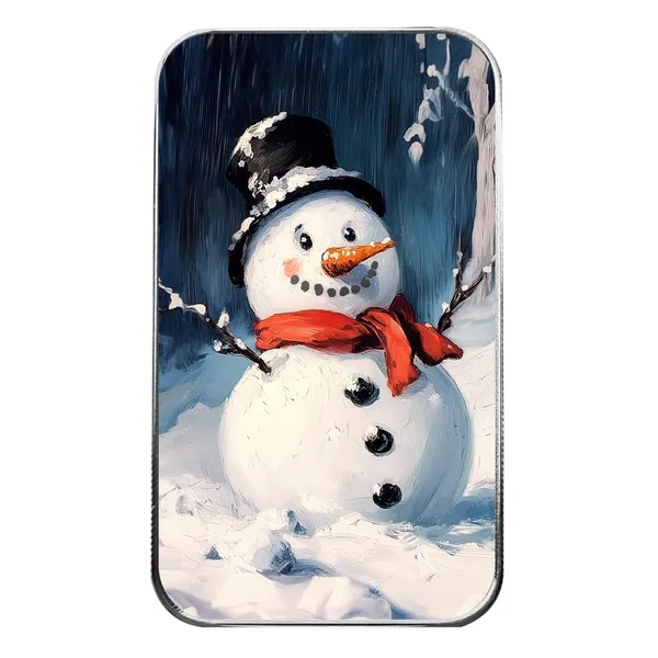 2025 Christmas Color Bullion Bar Snowman 2 Web