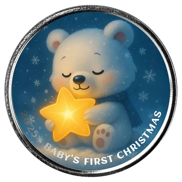 2025 Christmas Color Bullion Round Baby Bear 2 Web 1