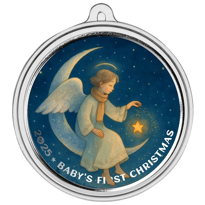 2025 Christmas Color Bullion Round Baby First Christmas Ornamental Capsule 2 Web