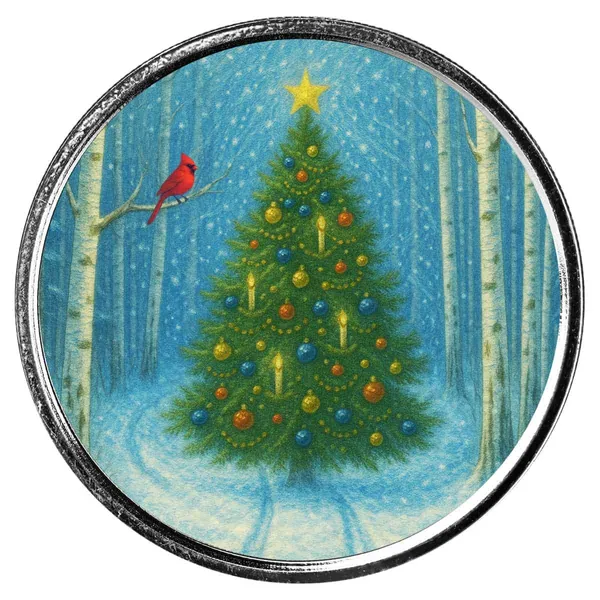 2025 Christmas Color Bullion Round Cardinal 2 Web