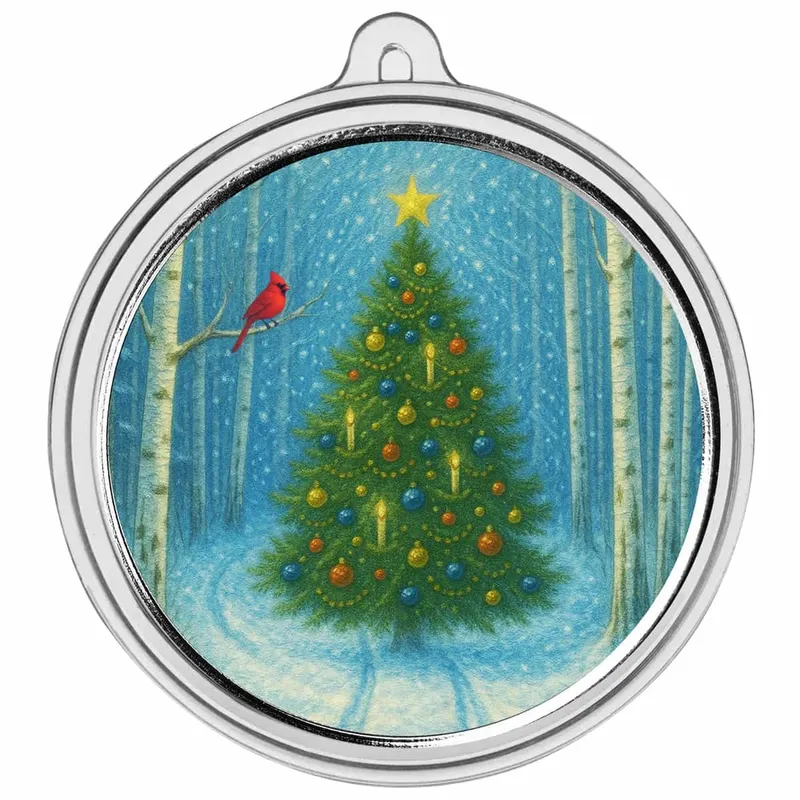 2025 Christmas Color Bullion Round Cardinal Ornamental Capsule 2 Web